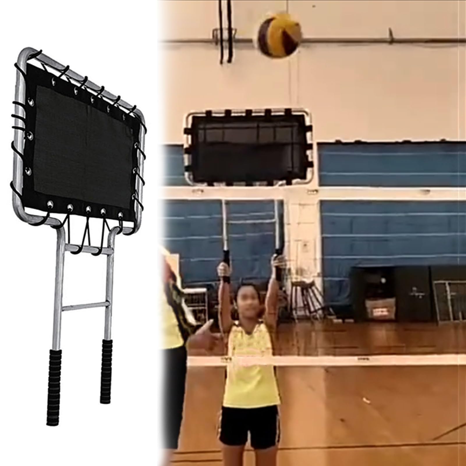 Simulateur de volley-ball portable pour s'entraîner au jardin ou en club