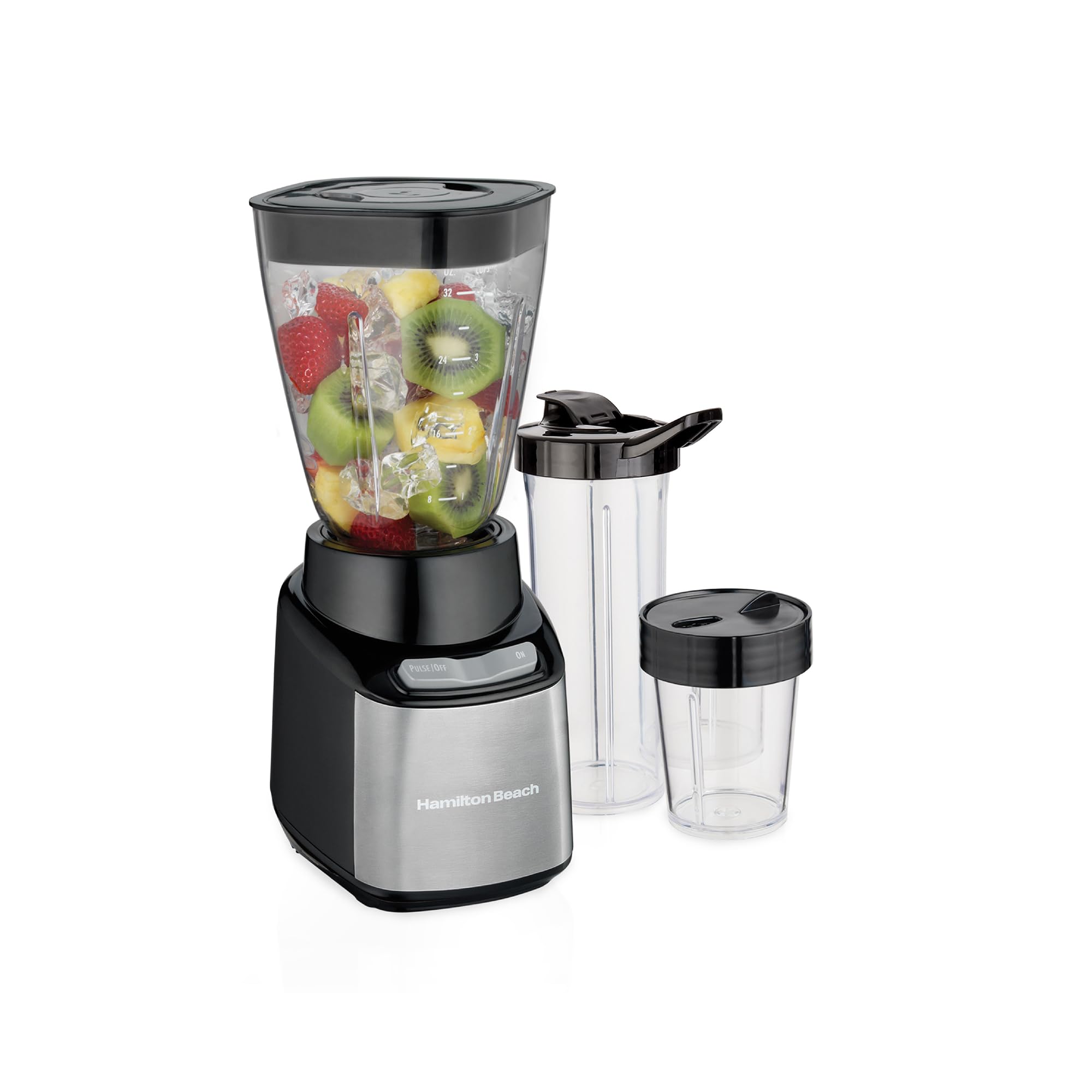 See full amazon price history chart for Hamilton Beach Bullet Mixer Grinder,Mixer/Grinder/Blender-Peak Power 650Watts,Blender For Smoothies And Juices/Smoothie Blender,Nutri Blender,Blender For Kitchen,Baby Food Blender,8Pc Set,Black Hamilton Beach Bullet Mixer Grinder,Mixer/Grinder/Blender-Peak Power 650Watts,Blender For Smoothies And Juices/Smoothie Blender,Nutri Blender,Blender For Kitchen,Baby Food Blender,8Pc Set,Black (B00JR5AD6A) Amazon Price History, Amazon Price Tracker