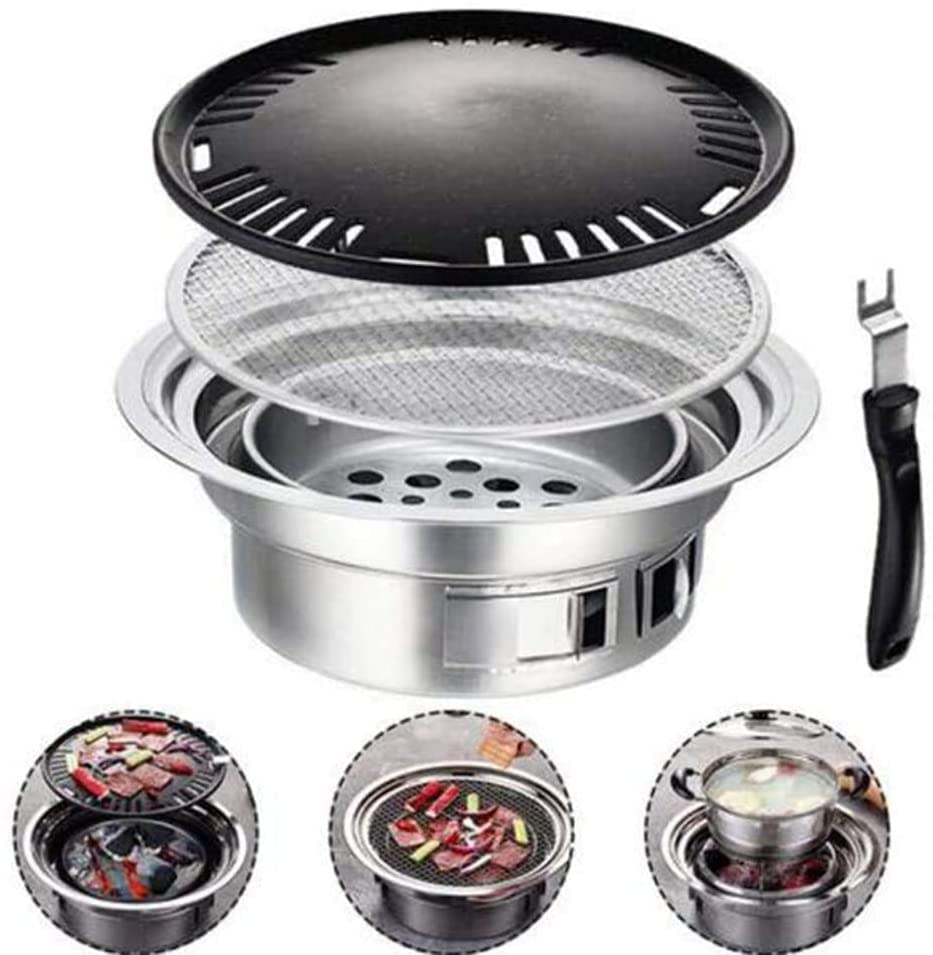 Barbecue extérieur acier inoxydable réutilisable de haute résistance
