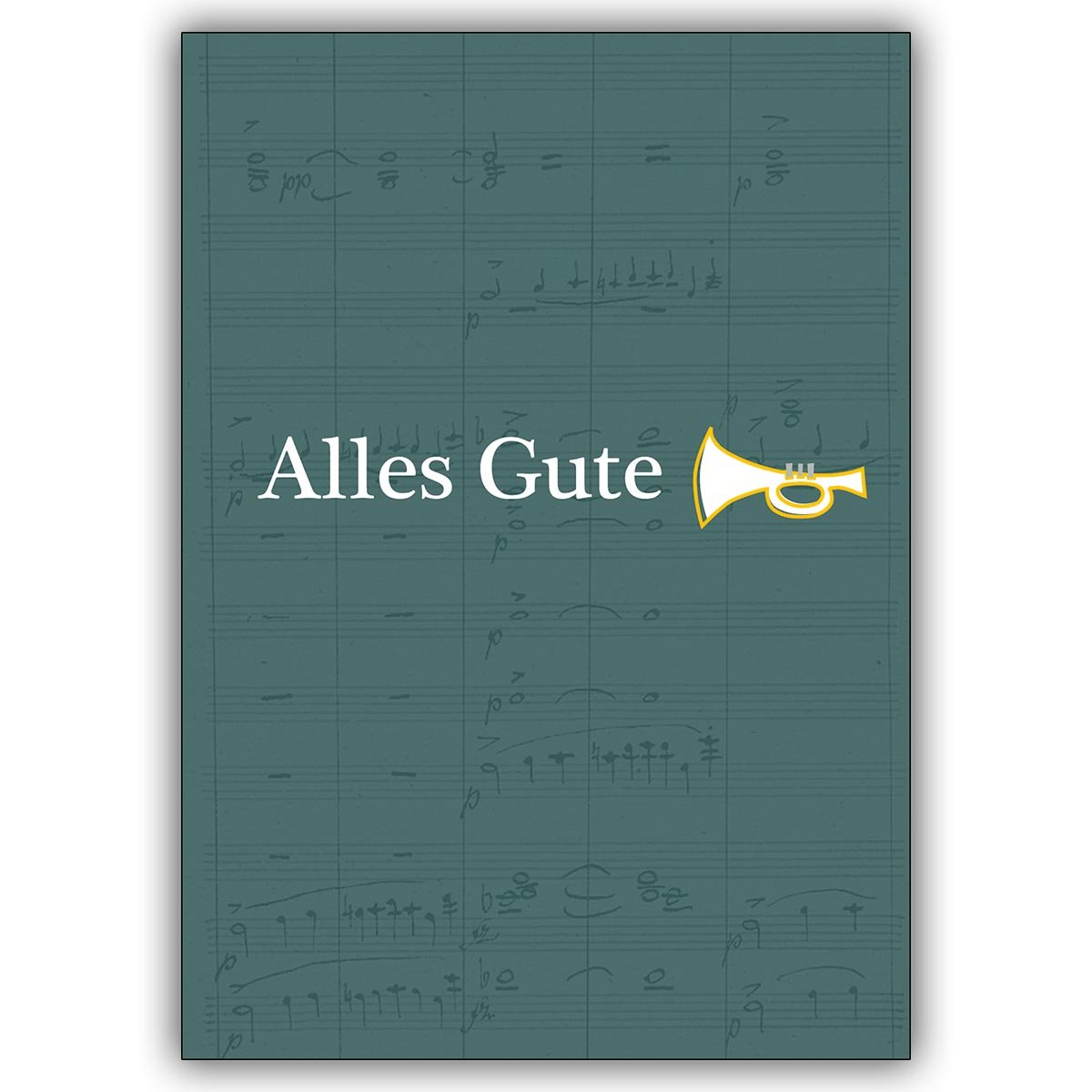 Kartenkaufrausch 16 Geburtstagskarten (16er Set): Musikalische Glückwunschkarte für Jubilare • hübsche Grusskarte fürs Geburtstags-kind mit Umschlag geschäftlich & privat