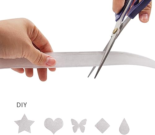 Miniatura 7 de Cinta autoadhesiva de gancho y bucle de 36 pies, tira trasera adhesiva, cinta de montaje para fotos y herramientas, pedales colgantes (34 pulgadas,