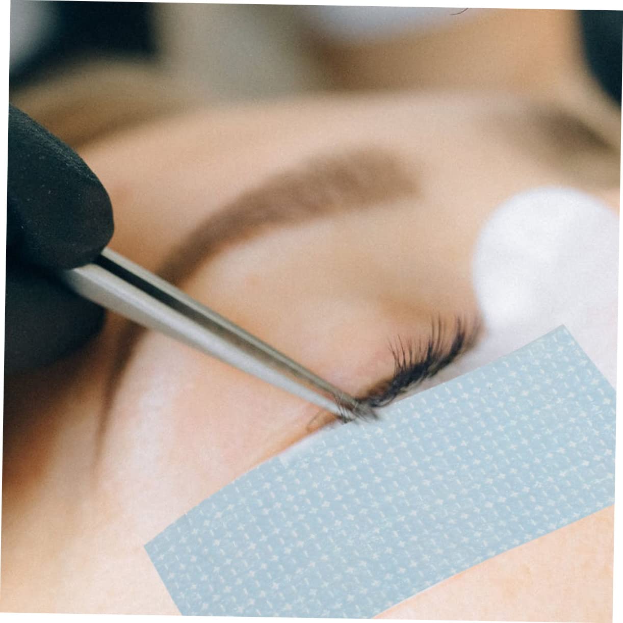 MERRYHAPY 2 Rolls Lash Tape for Eyelash Extensions Non-woven Fabric Gentle Adhesive Comfortable under