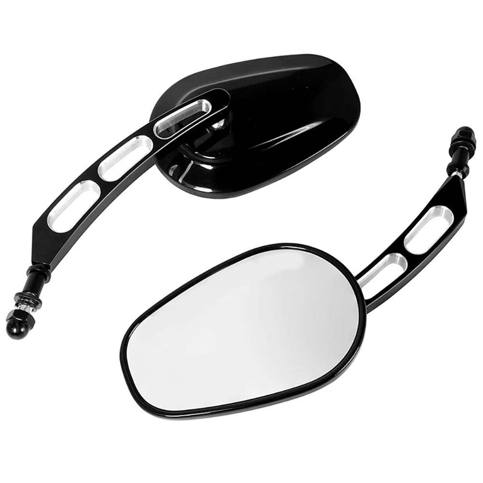 Rétroviseur de moto réglable 360° grand angle 8mm pour Road King et Sportster
