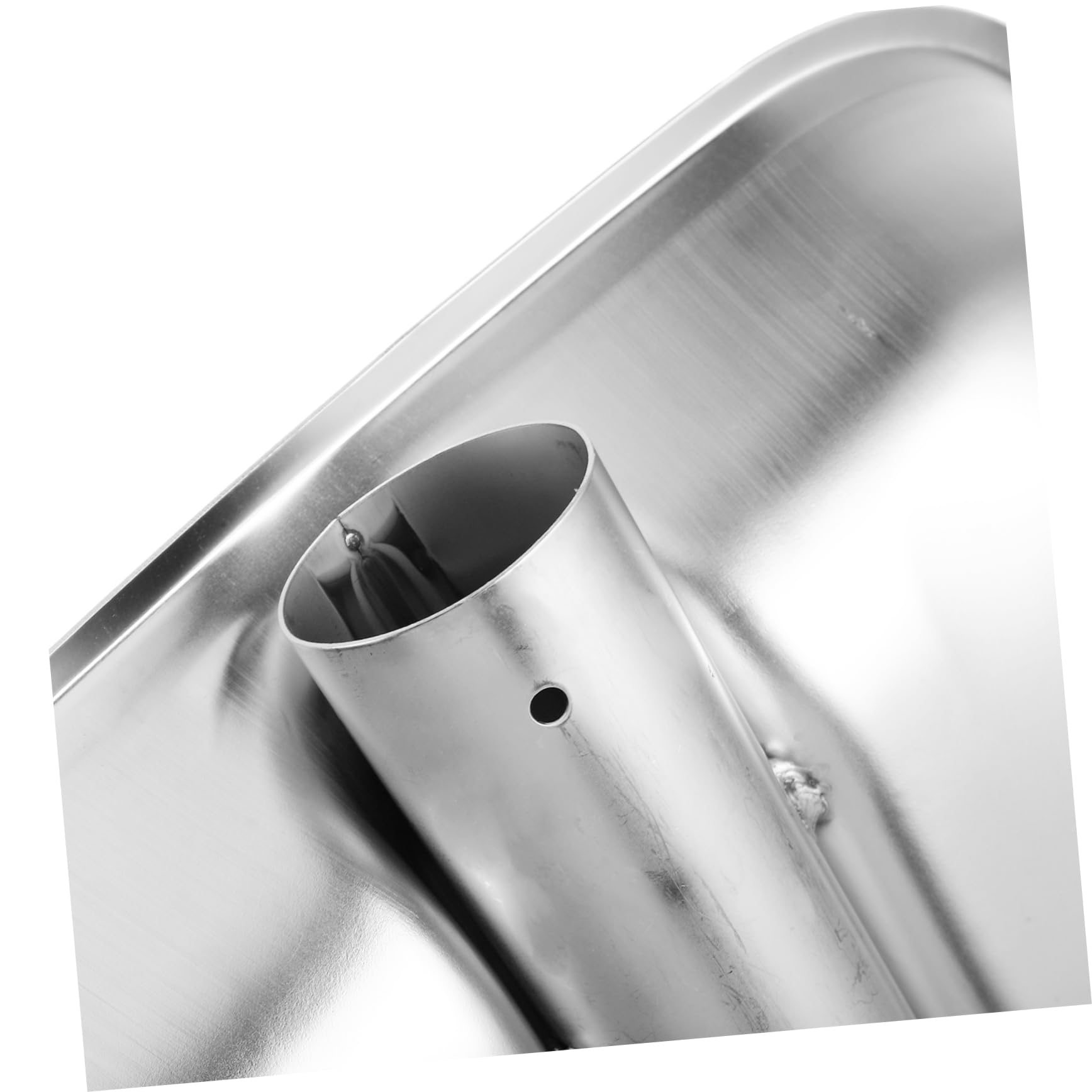 Testa Pala da Neve in Acciaio Inox Rinforzata Argento | Ricambio per Rimozione Neve, Uso Agricolo per Mangime e Cereali, Design Ergonomico Multifunzione