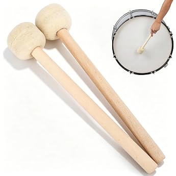 Trommelstock aus Holz Trommelstock mit hochwertigem Holzgriff f r Schlagzeugpercussion Drumsticks Percussion Instrumental Zubeh r