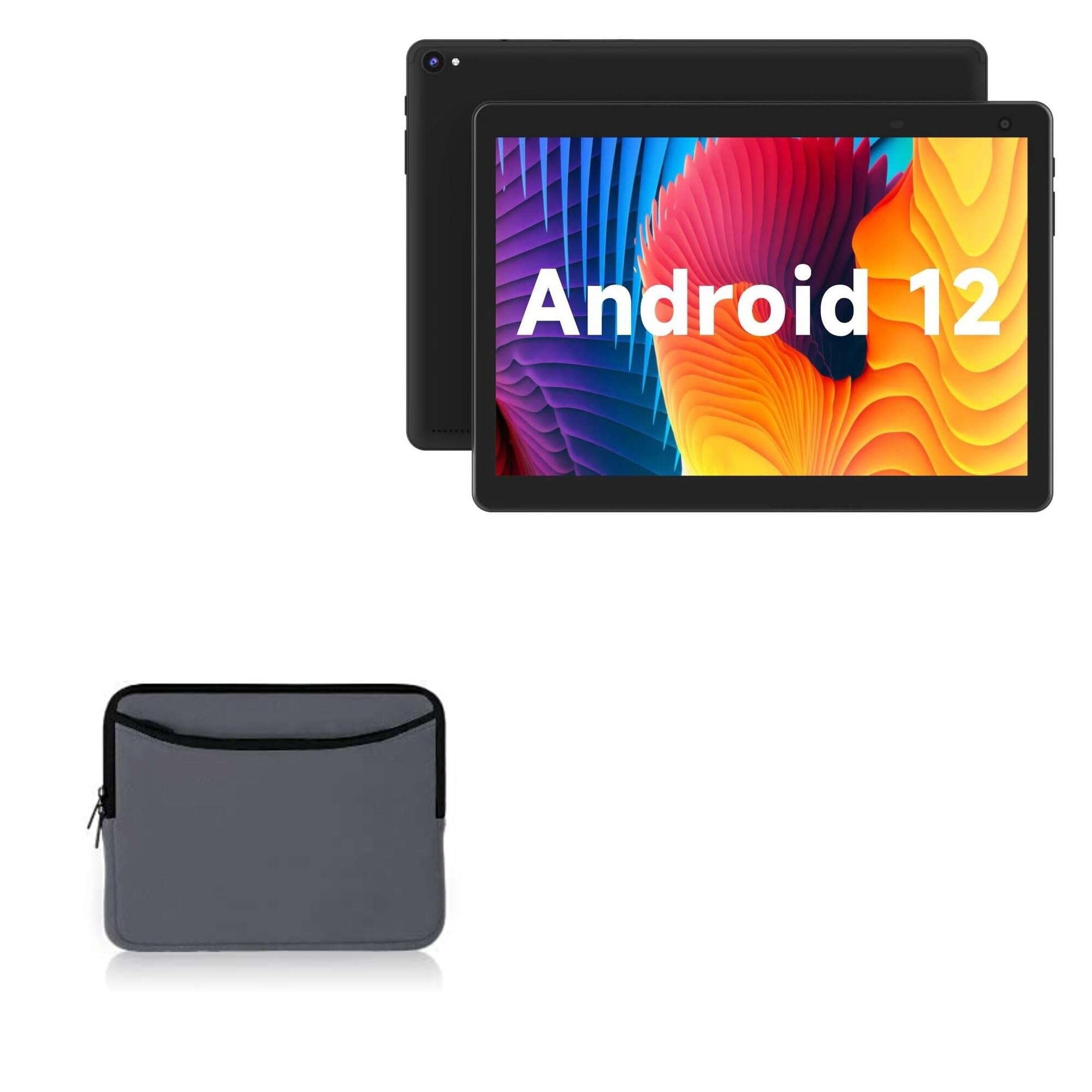 BoxWave Case Compatible with Coopers CP10 (10 in) - SoftSuit with Pocket, Soft Pouch Neoprene Cover Sleeve Zipper Pocket - Charcoal Grey