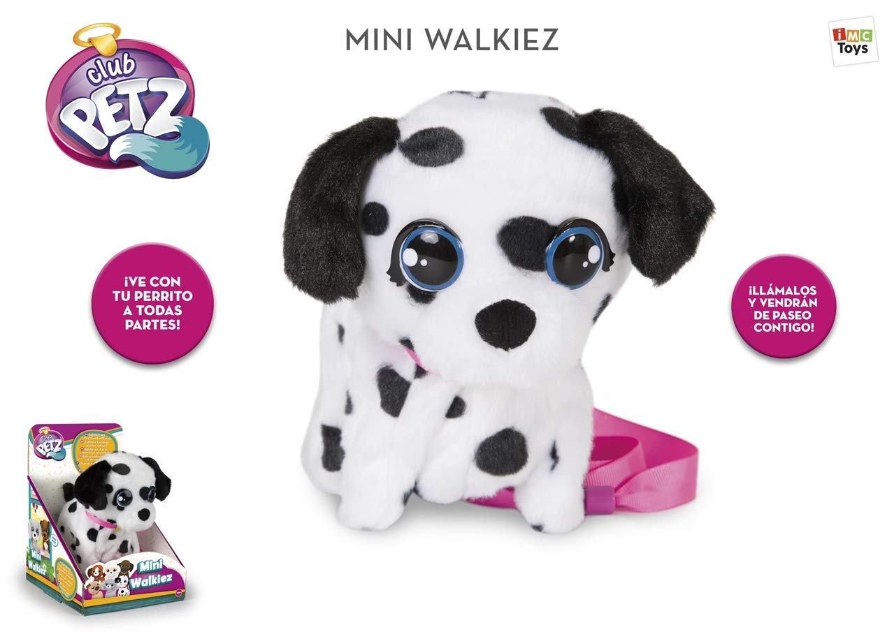 Club PetzIMC Toys, Mini WALKIEZ Dalmatian (99838), Assorted Colour/Model