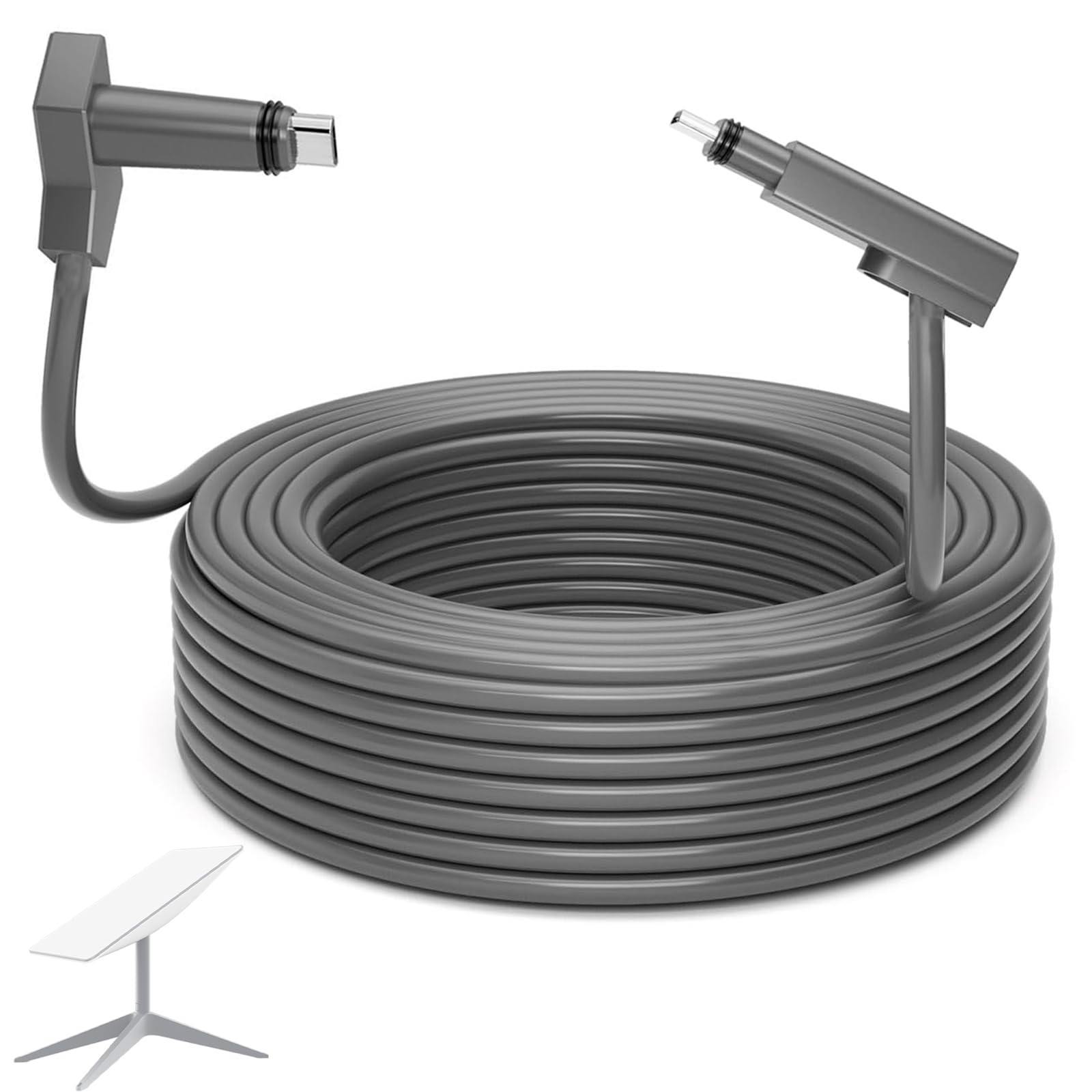 HzFitInc Starlink Cavo Di Prolunga Starlink Actuated Gen 2, 30 M, Cavo Di Ricambio Starlink Rettangolare
