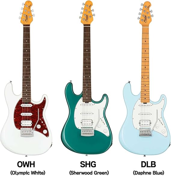 Sterling By Music Man Sub Cutlass HSS Electric Guitar - Olympic White