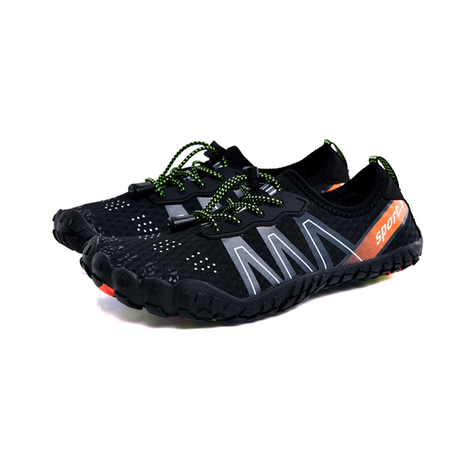 Damskie buty do wody, buty plażowe z kolorowymi wzorami i otworami drenażowymi Quick Dry oddychające buty do pływania Yoga Diving Boating dla Indoor i Outdoor