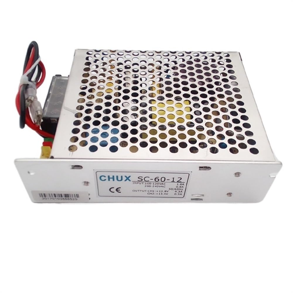 Alimentatore Interruttore 60W 12V 5a Universal AC UPS/Funzione di carica Monitor Alimentatore switching 60w 12v 60W-12) Caricabatteria