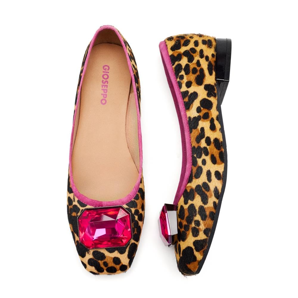 GIOSEPPO Bailarinas Piel Leopardo CLYMAN
