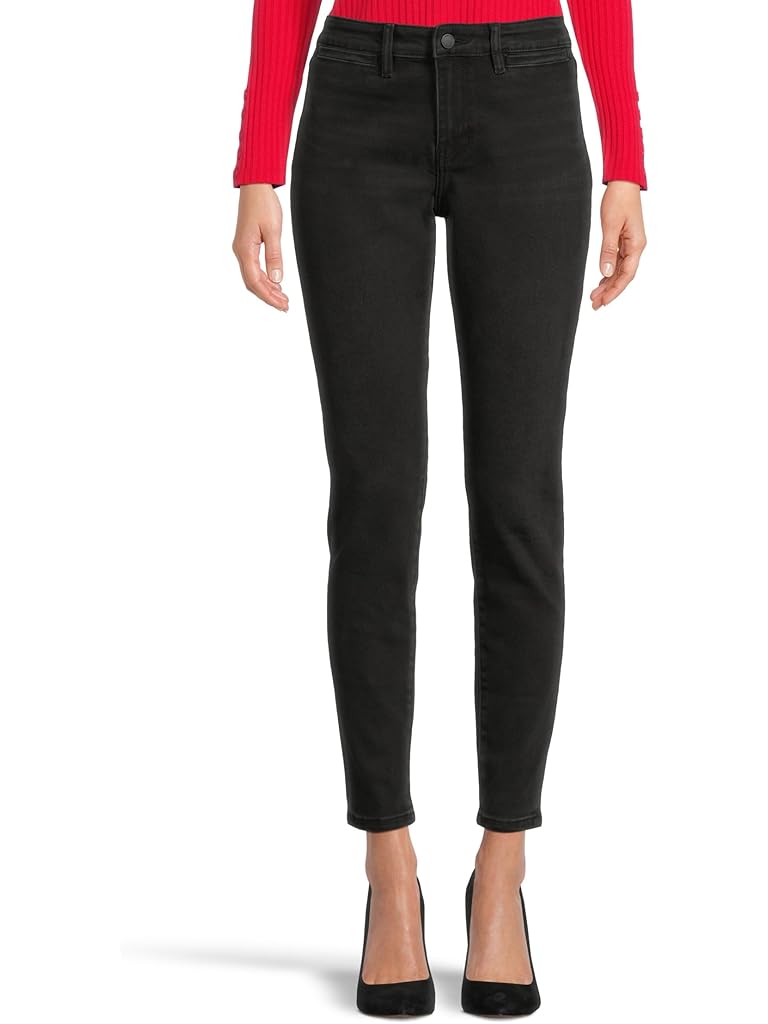 Black Liverpool Los Angeles Abby Mid-rise Skinny Jeans W/ Welt Pockets