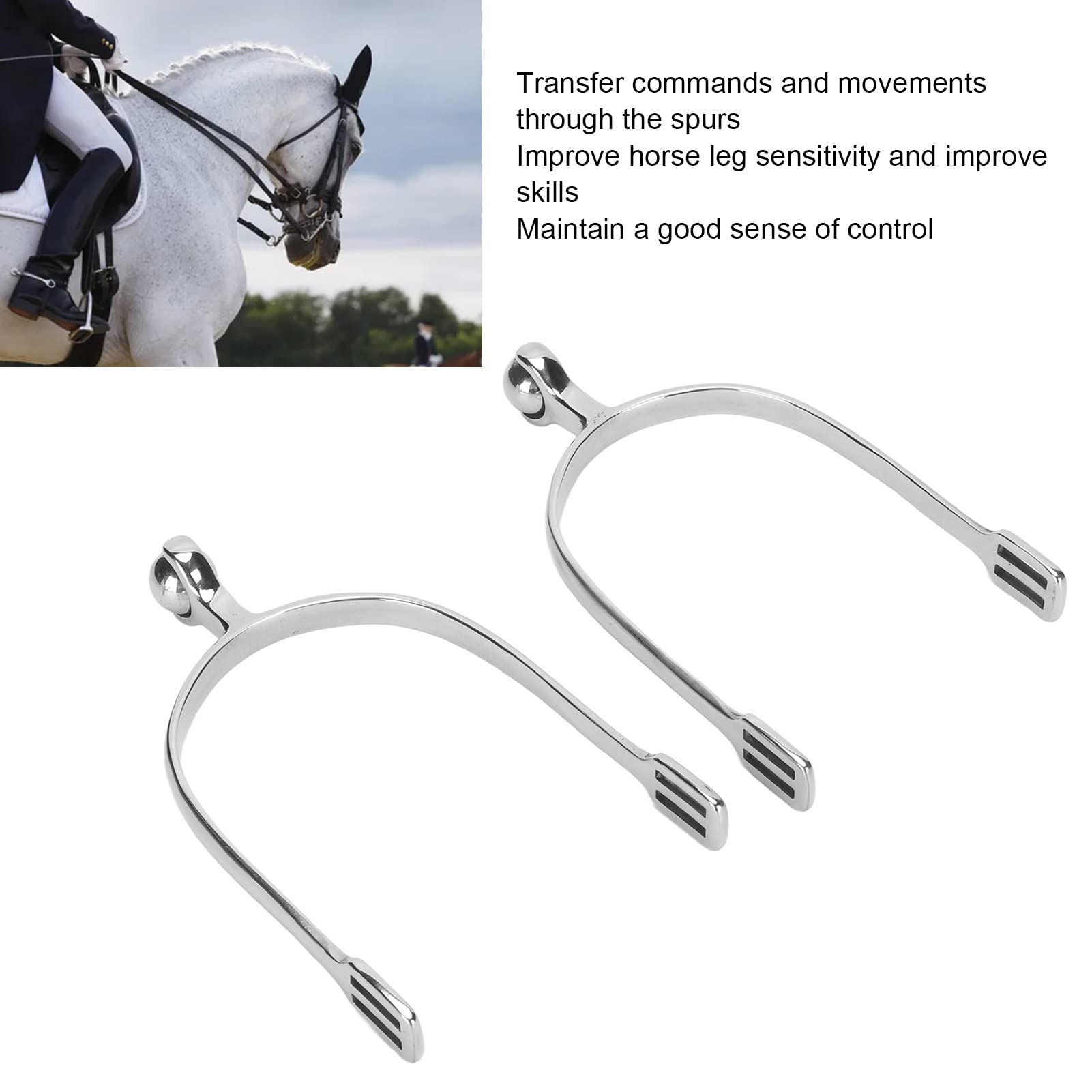 Roue Lisse Horizontale éperon Inox C