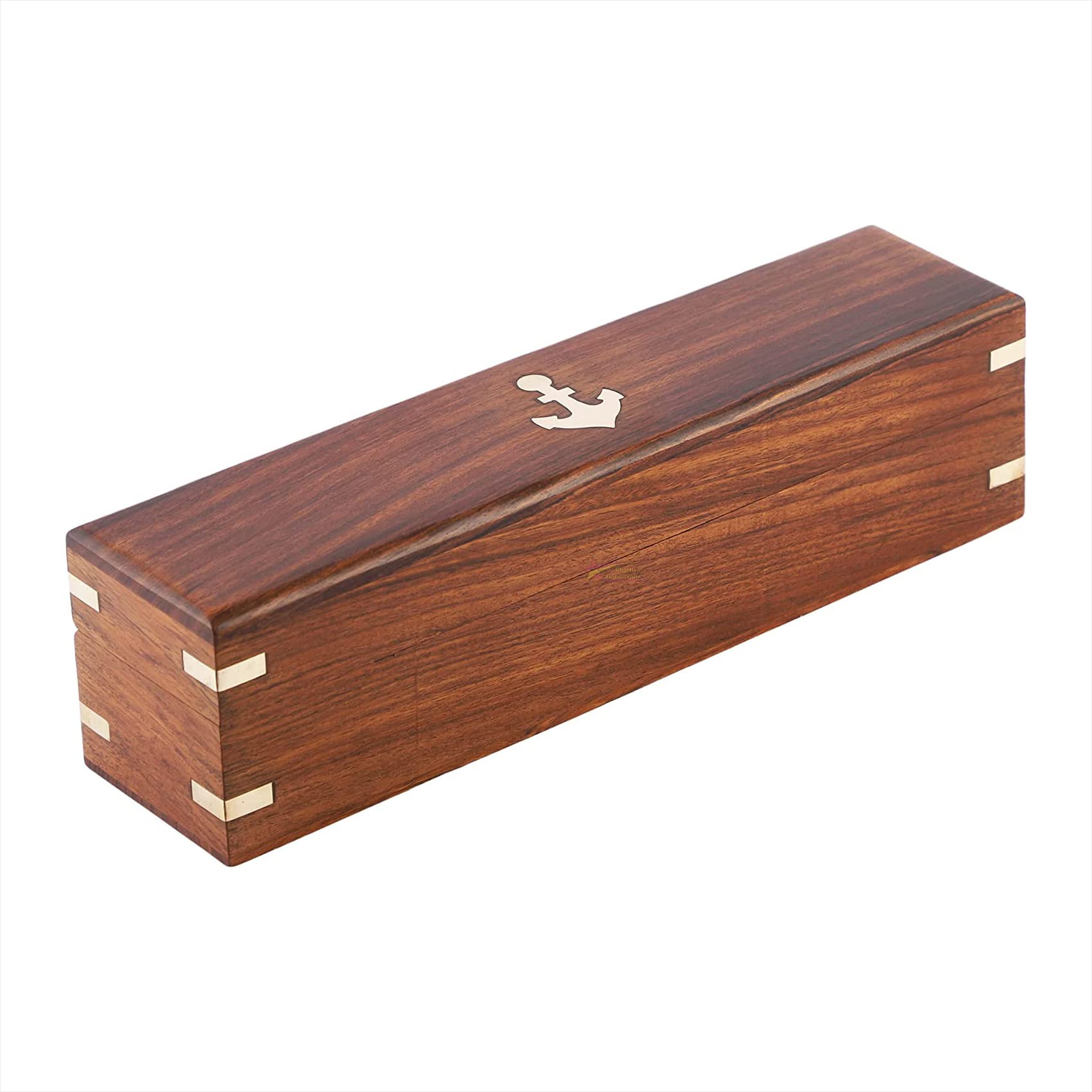 6 verres à shot avec étui en palissandre Compartiments Accessoires de rangement de bar en bois Idées cadeaux pour hommes Vaisselle