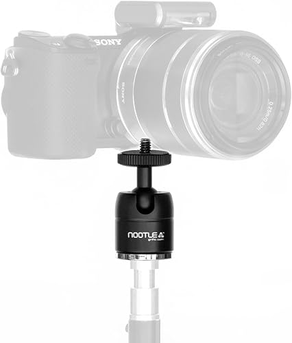 Miniatura 2 de GRIFITI Nootle - Soporte de cabeza esférica para iPad, soporte para trípode, cámara de video, soportes de teléfono, soportes, soportes de música,