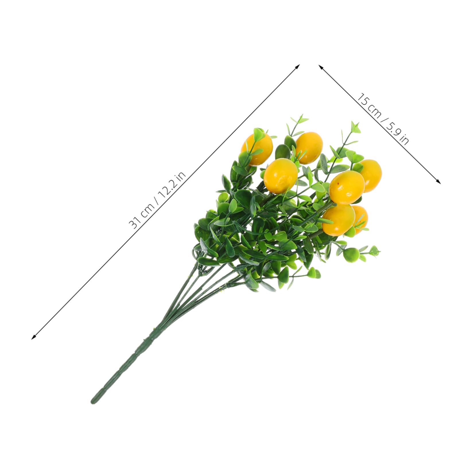 STOBAZA 8 Pezzi Eucalipto con Bouquet Artificiale Verde Realistico Decorativi Manutenzione per Fotografia
