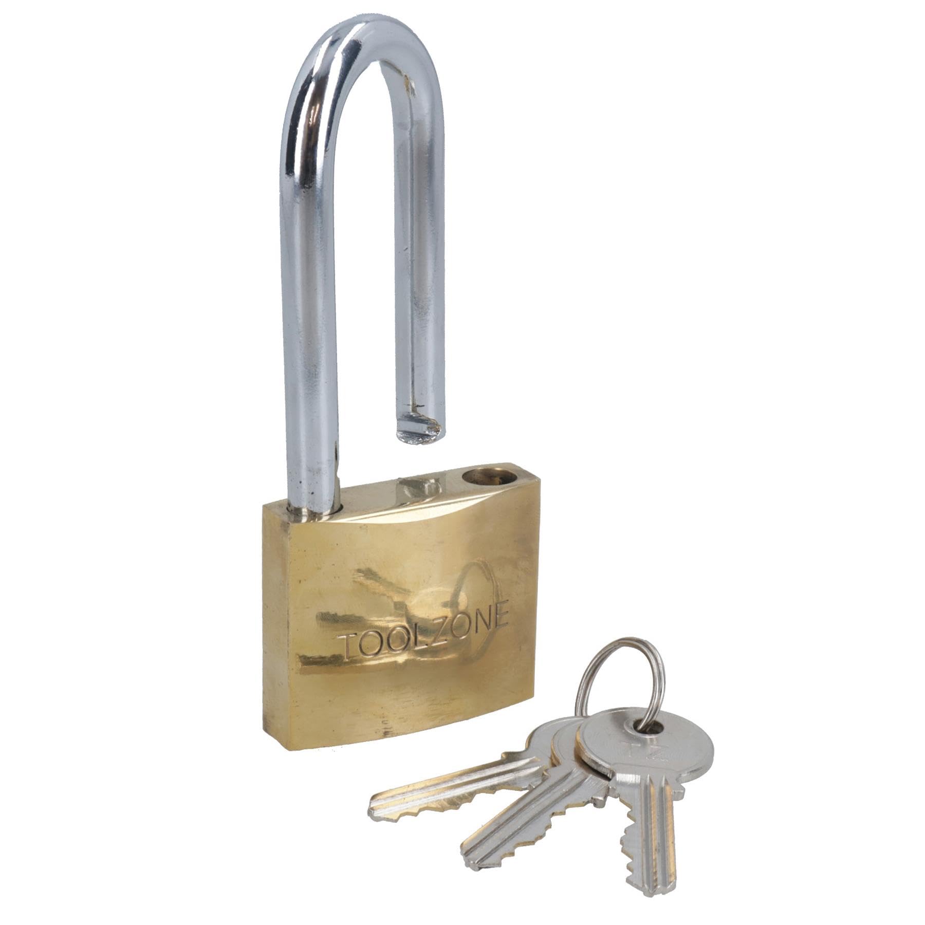 Cadenas Fonte 50mm Dapetz – 3 Clés – Sécurité Extérieure – Manille Longue