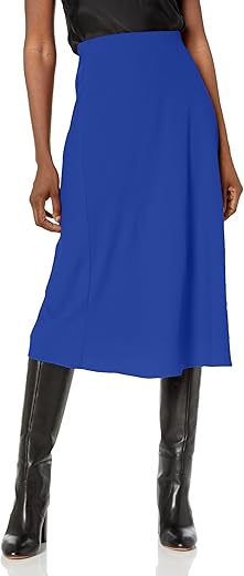 Karen Kane Womens Bias Cut Midi Skirt