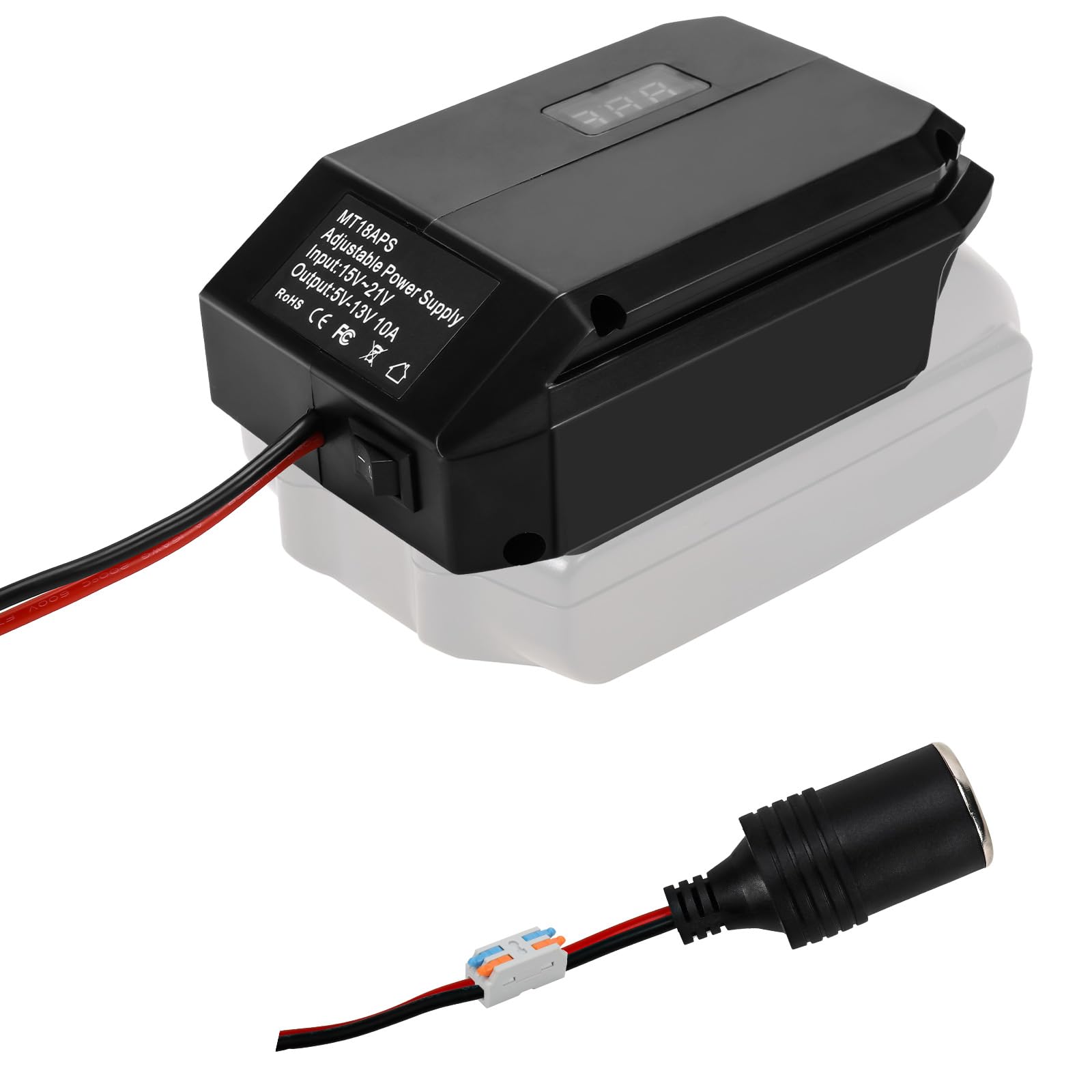 Amazon.co.jp: DC18V-12V バッテリーアダプター マキタ18Vバッテリー 