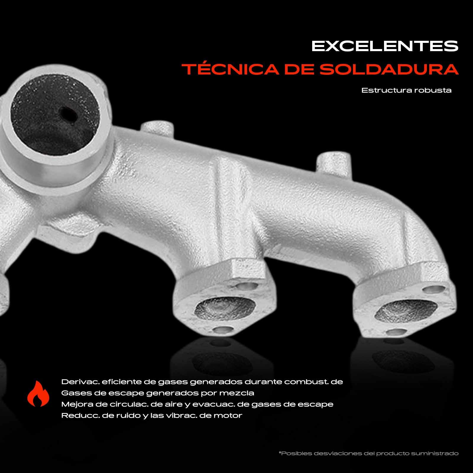 Frankberg Colector de escape Compatible con Multiv.a.n V 7EF 7EM 7EN 7HF 7HM 7HN 2.5 TDI Transporter V Bus 7EB 7EJ 7HB 7HJ 2.5 TDI M.u.l.t.i.v.a.n V 7EF 7EM 7EN 7HF 7HM 7HN 2.5 TDI 4motio.n 070253031F