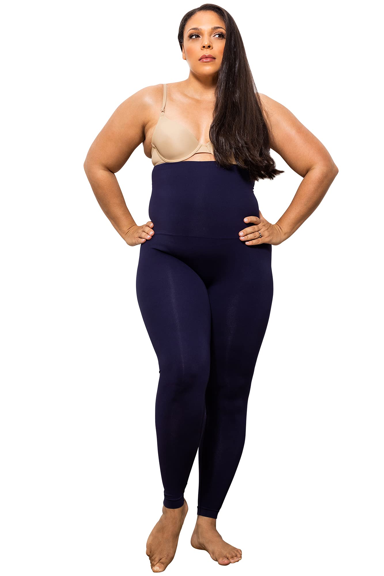 Farmacell Legging Femme Gainant Anti-Cellulite à Effet FIR, Taille Haute Rabattable, Made in Italy, 609Y