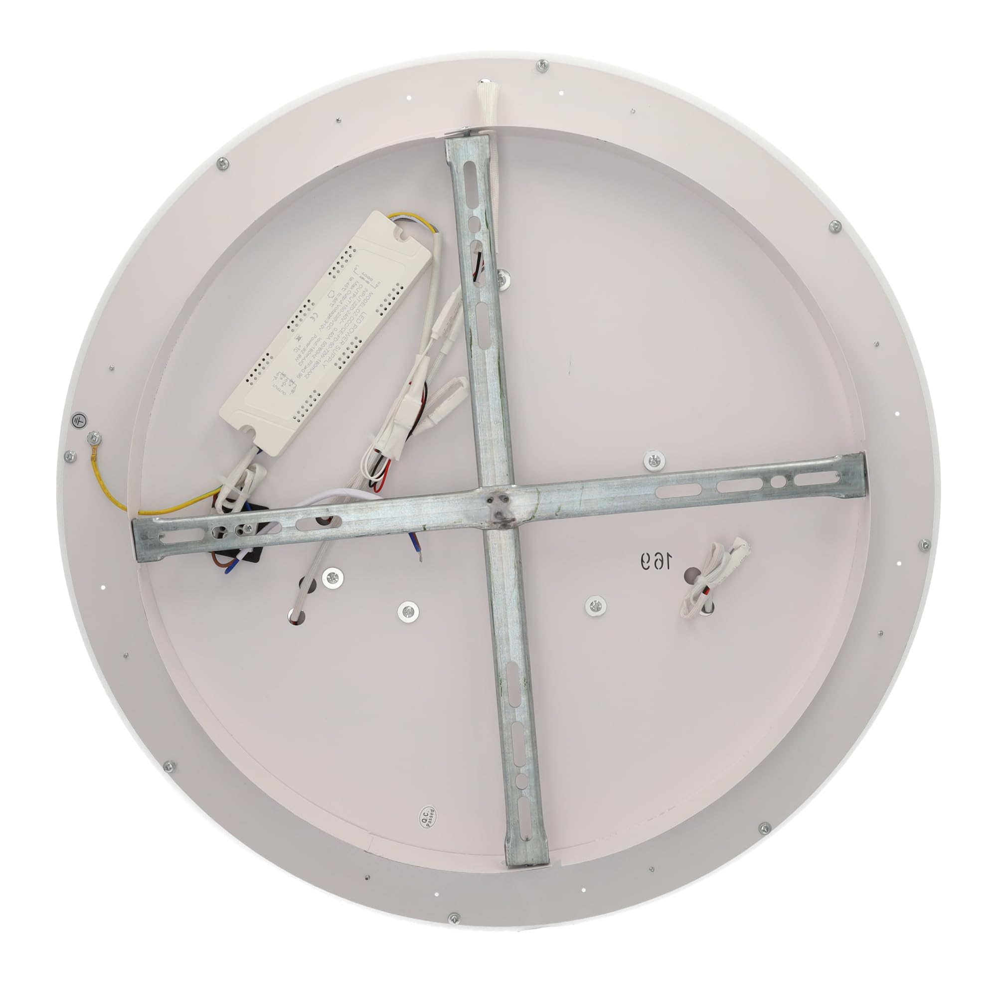 Jandei - Plafón LED Redondo para Techo, Tono de Luz Regulable CCT 74W, Lámpara Decorativa de Interior Moderna Diseño Hoja Ø 500mm