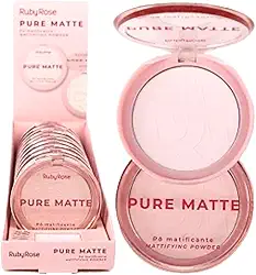 Pó Compacto Matificante Hbm402 Radiant Kiss Ruby Rose