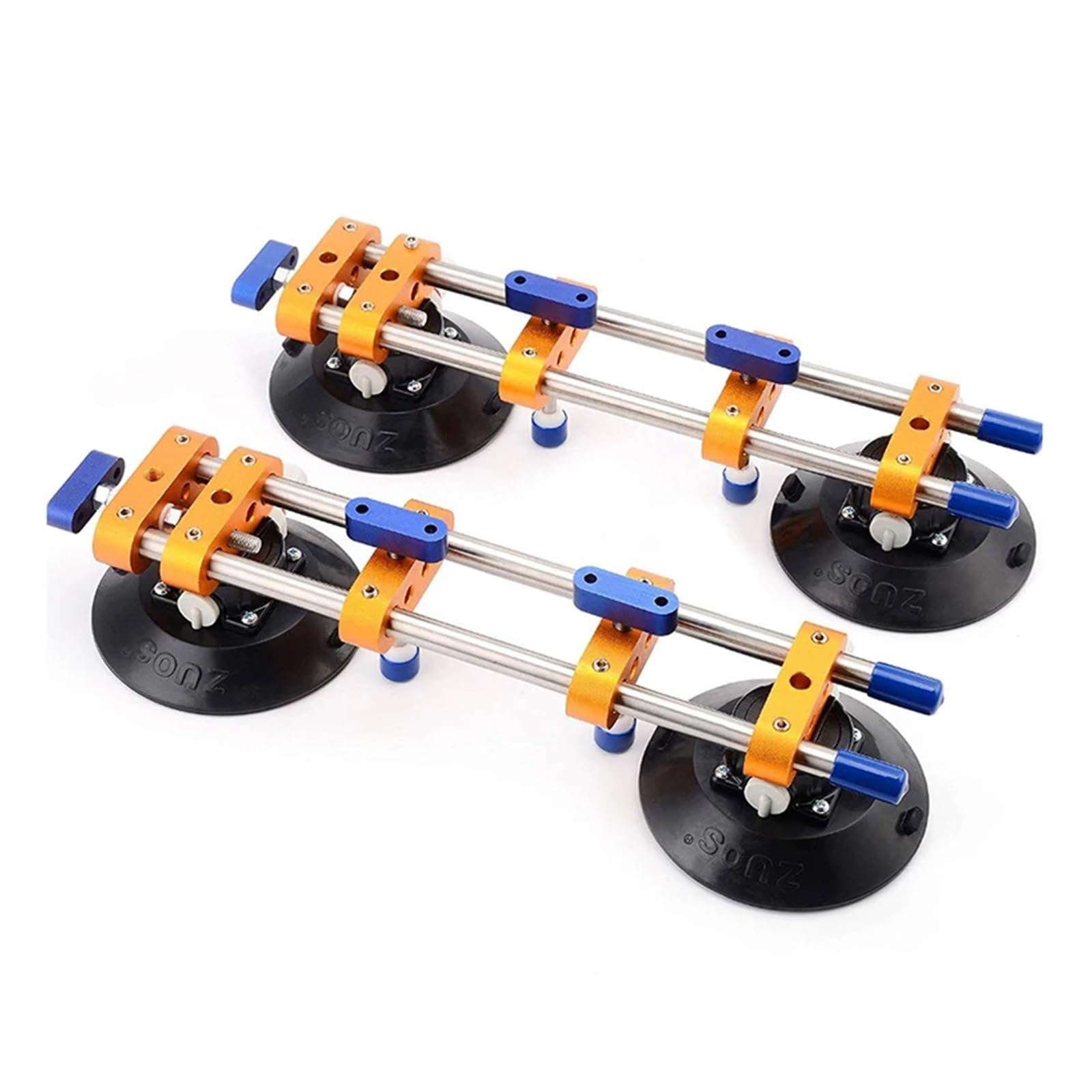 Zxzzas 2Pcs Vacuum Suction Cup, Seamless Seam Setter 6 Inch Suction Cups For Seam Joining And Leveling Countertop Installation For Granite Stone Marble Slab(2Pcs)
