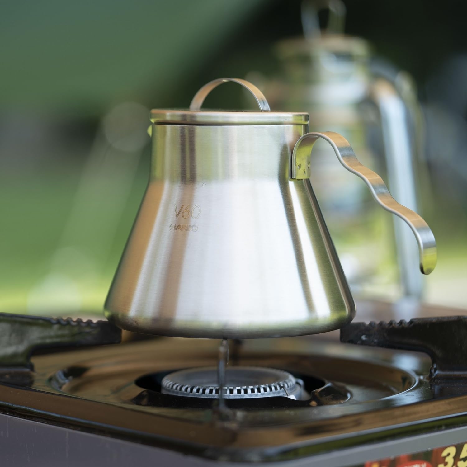 HARIO O-VOCB V60 Outdoor Kaffee Basic Set, Schwarz, Made in Japan