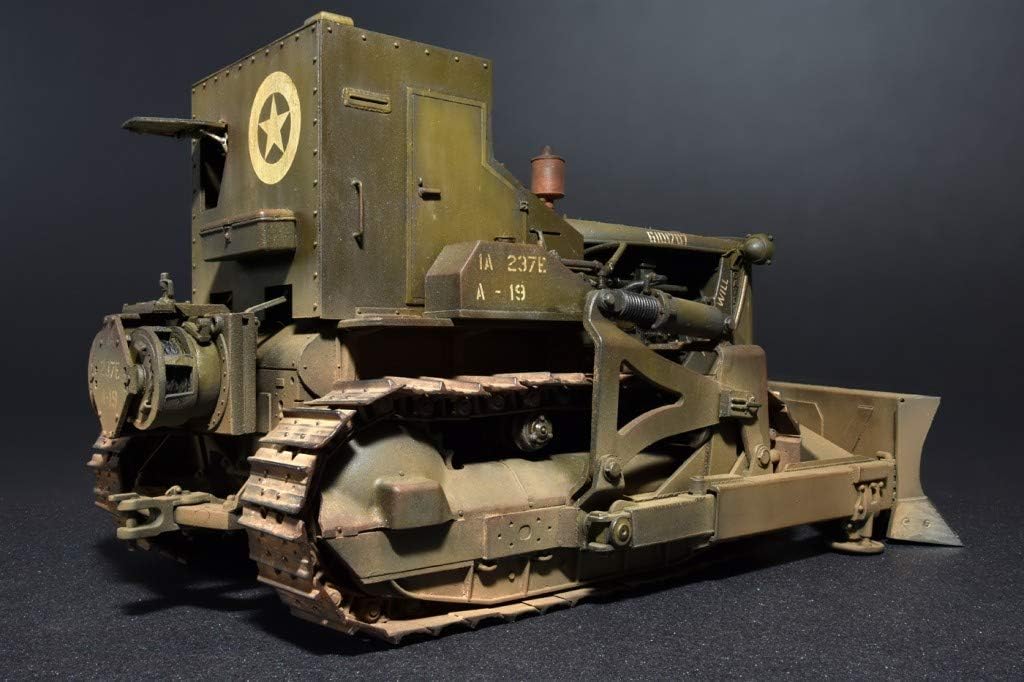 MiniArt Models U.S. Armoured Bulldozer Model Kit (1:35 Scale)