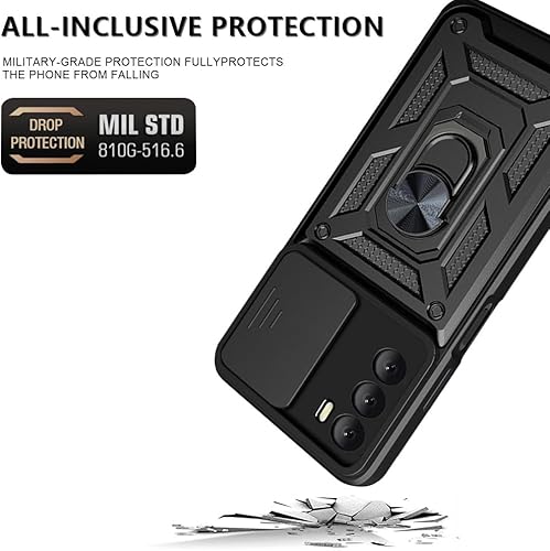 Miniatura 7 de Funda para Motorola G 5G 2022 (solo compatible con 2022) con 2 unidades Protector de pantalla de vidrio, para Moto G 2022, funda resistente a prueba