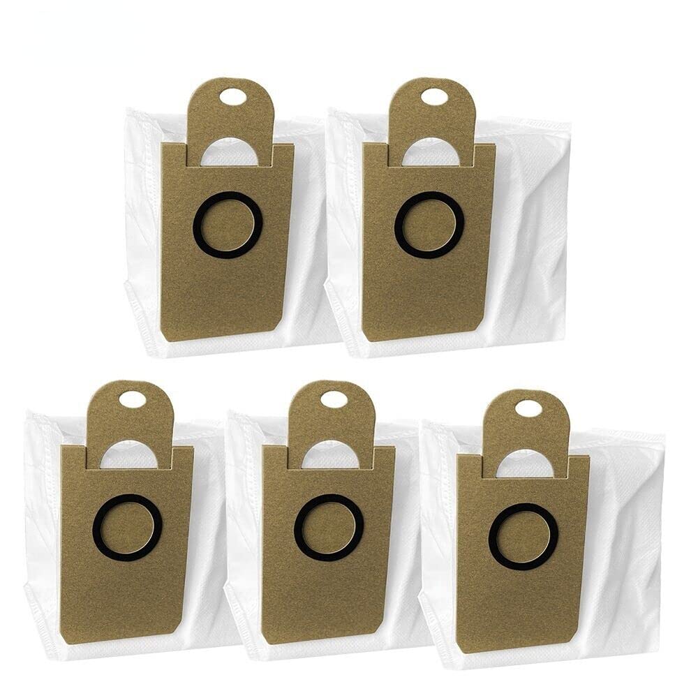Luxuypon 5 Pack Reusable Dust Bag Compatible with IHome AutoVac Nova Self Empty Robot Vacuum