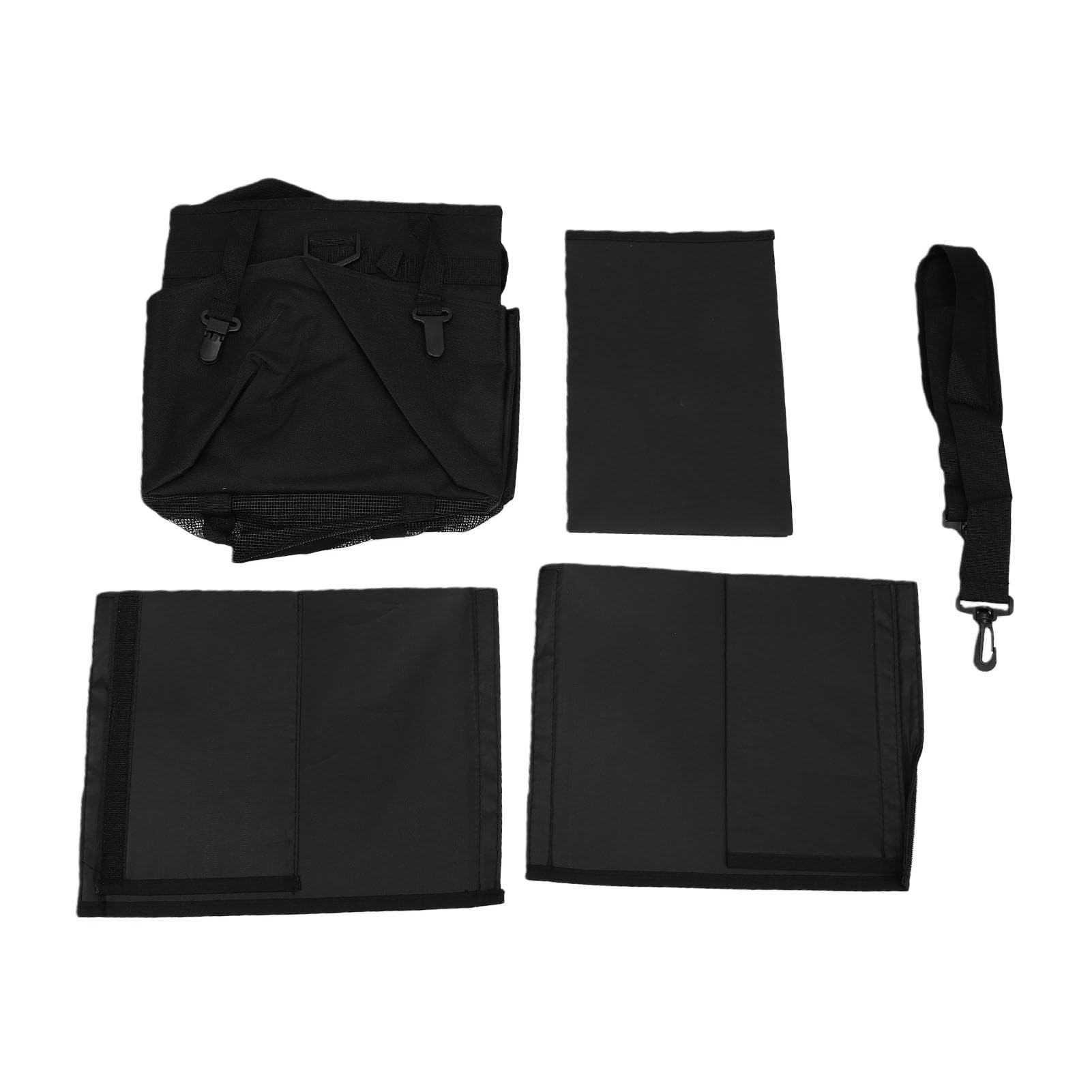Luocute Bolsa de Limpieza, Organizador de Suministros de Limpieza Portátil con Asa, Correa de Hombro Ajustable, Divisores Extraíbles, para Amas de Casa, Lavado de Autos, del Hogar