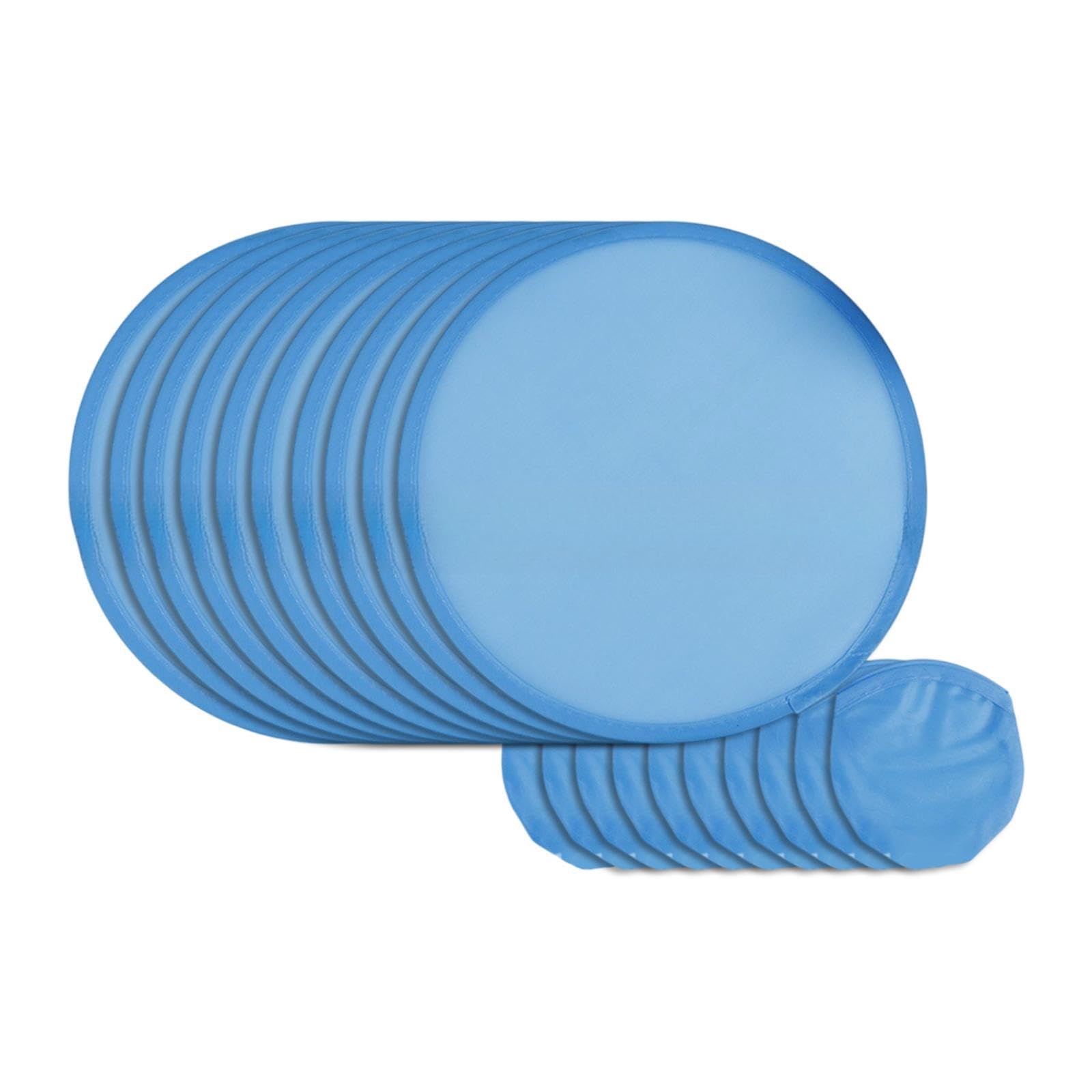 Urijx™ 10Pcs Folding Fan Classic Round Fan for Advertising Travel Decor Performance Blue Clothing, Shoes & Accessories | Vintage | Vintage Accessories | Hand Fans-image-16