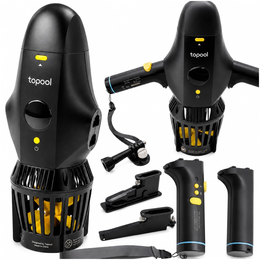 M1Pro Elektrischer SUP- und Kajak-Antrieb, Wasserantrieb 330W mit Fernbedienung, 3 Geschwindigkeitsstufen, 4500 mAh Akku, Bis 6,5 km/h, Motor für Wassersport