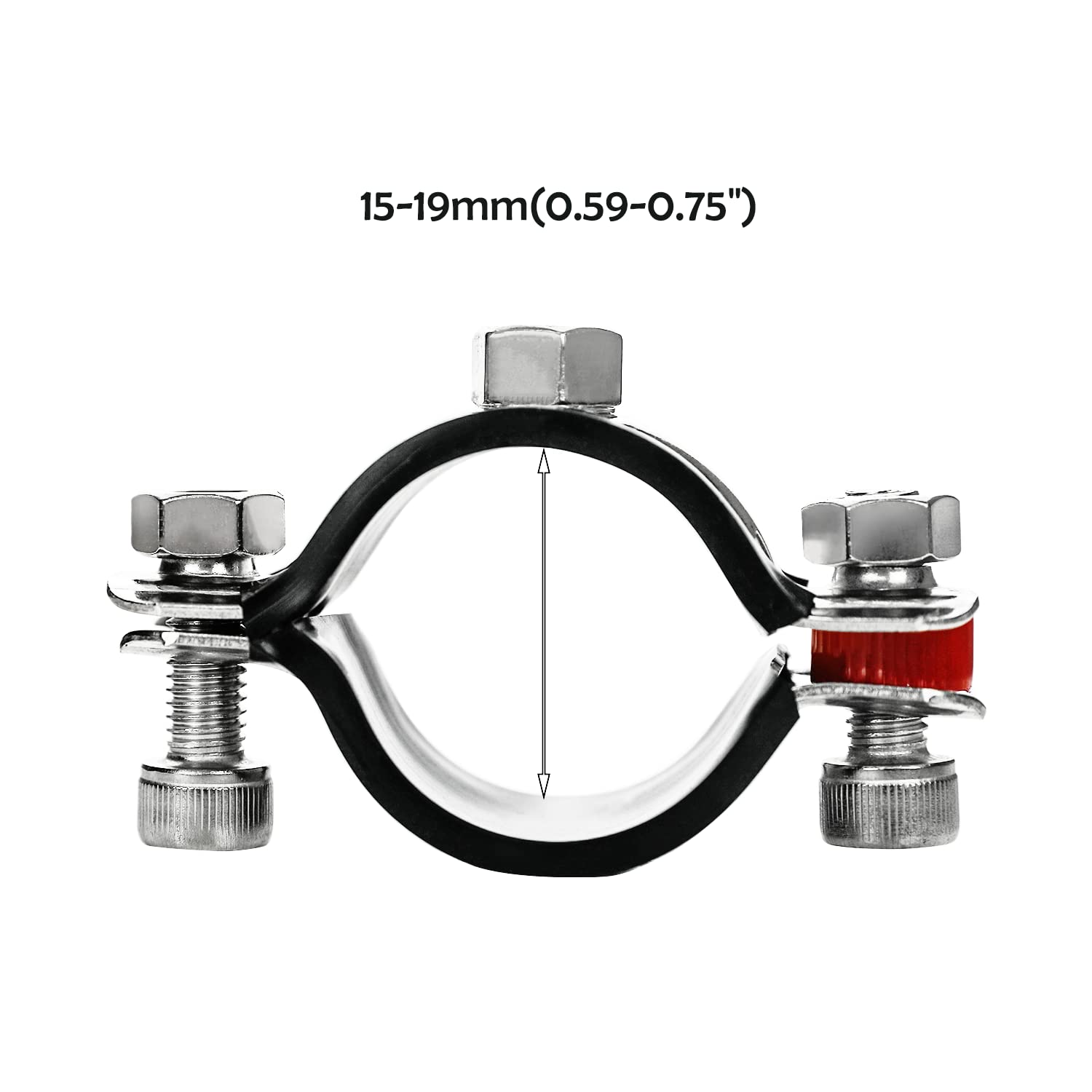 Snapklik.com : PEROMI 2 Pack Pipe Supports,304 Stainless Steel Wall ...