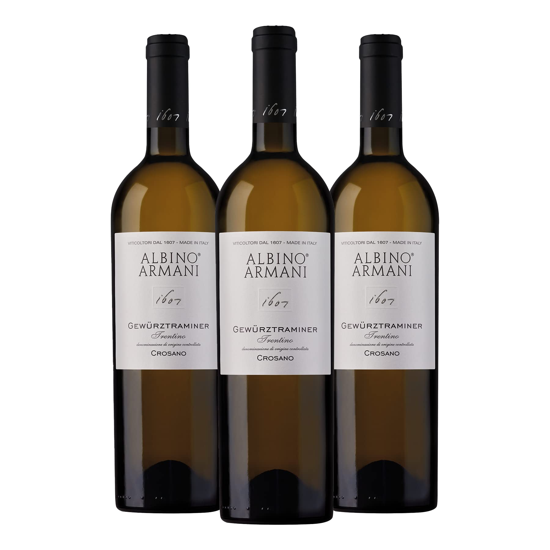 ALBINO ARMANI - Trentino GEWÜRZTRAMINER Tasting - Pack da 3 bottiglie di Gewürztraminer Trentino DOC