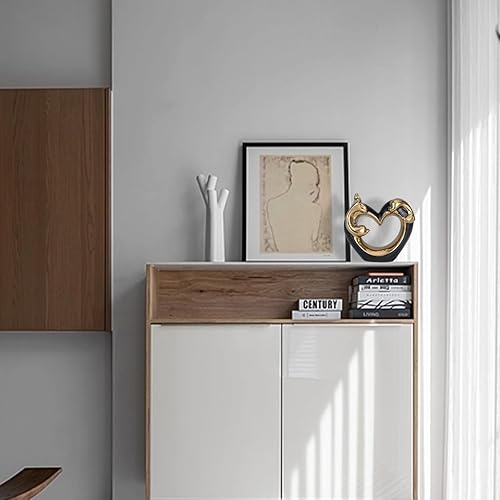 Miniatura 7 de Elegante estatua de delfín en forma de corazón, decoración de delfín de porcelana para regalos ideales para parejas en bodas, aniversario, día de