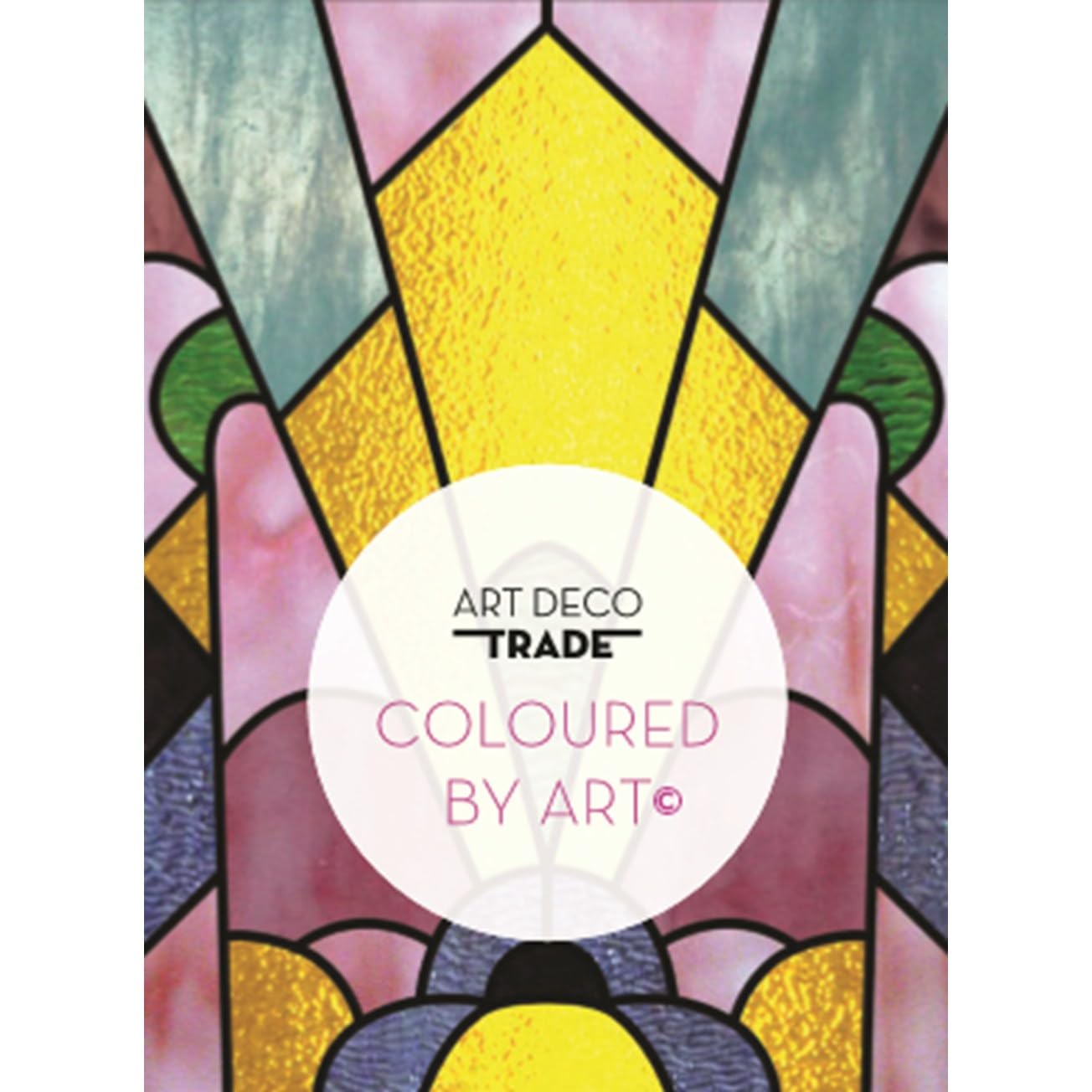 Coloured by Art - Tiffany style Lampe de Table French Art Deco - Art Déco