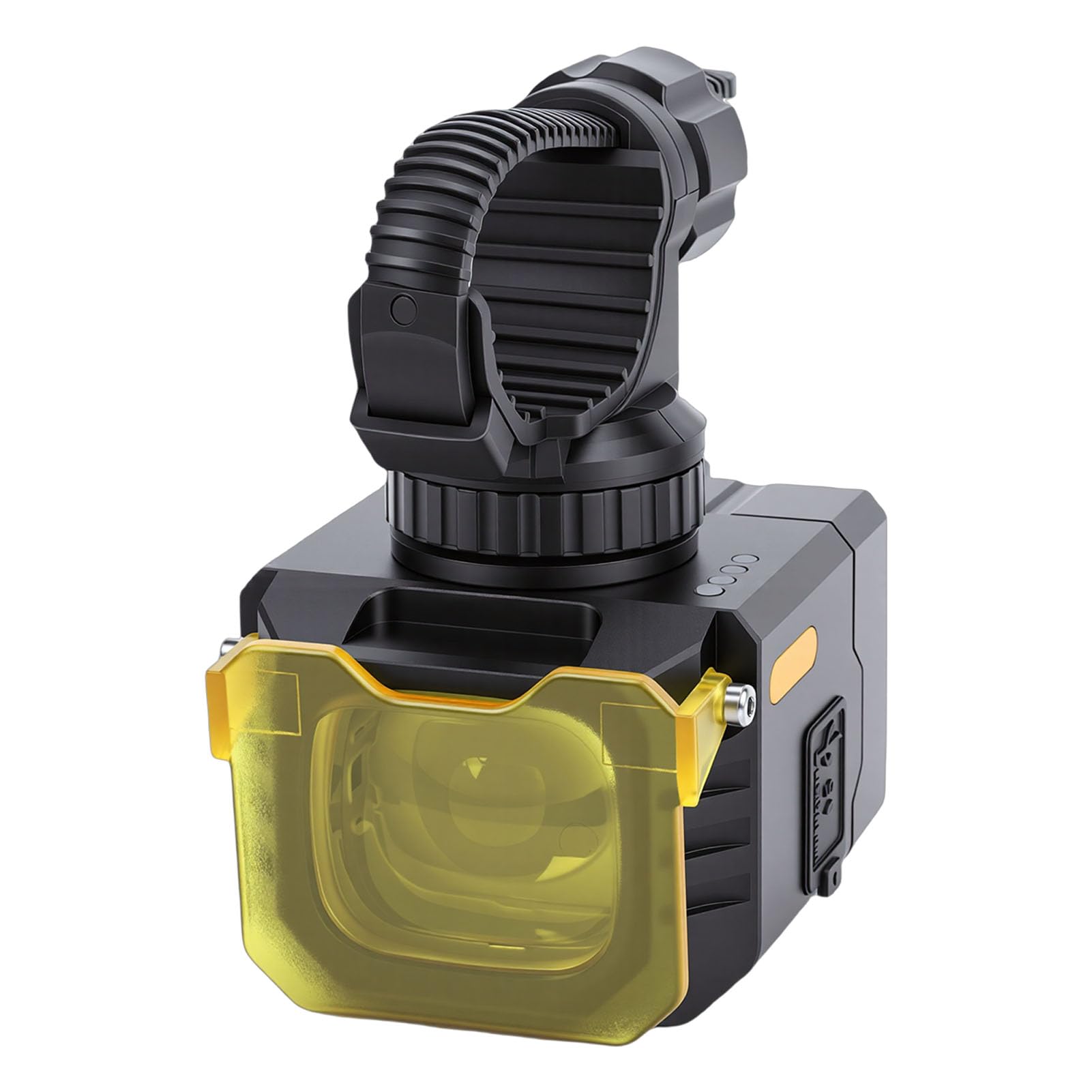 Bediffer Luce per Bici Ultra Luminosa IPX5 Impermeabile Tipo C Faro per Bicicletta a Ricarica Rapida per Guida Notturna 2400lx 3600mAh Design Compatto