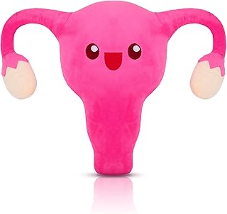 Mumufy Uterus Plush Toy - Funny Stuffed Organ for Women, Anatomy Educational Gift & Party Decor (Uterus Style)