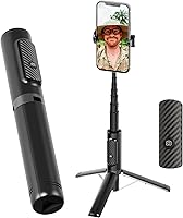 Vista 9 de Trípode para Teléfono Celular con Control Remoto, Trípode de Palo Selfie de Aleación de Aluminio, Mejor Soporte de Trípode Mini Plegable Extensible