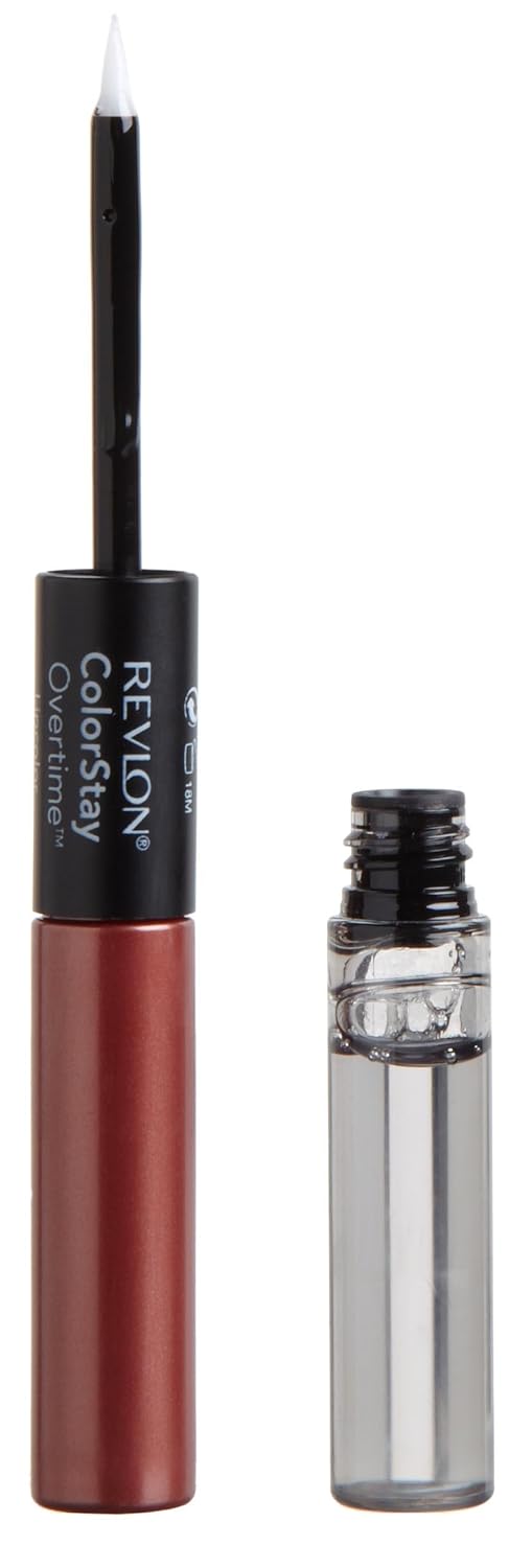 Revlon ColorStay Overtime Liquid Lip Color, Unlimited Mulberry [220] 0.07 oz (Pack of 3)