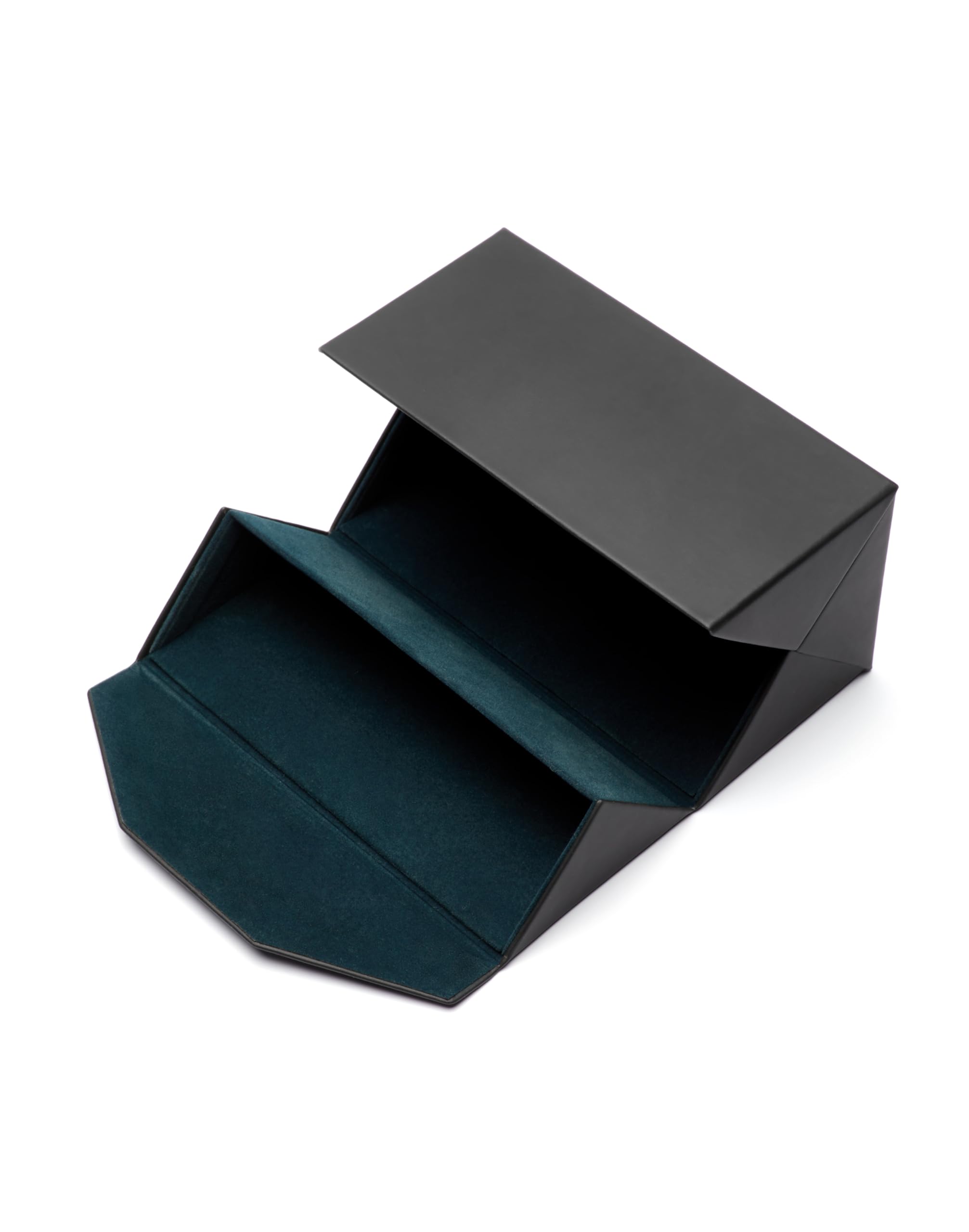 HAWKERS Estuche de Gafas Rígido - Capacidad para 4 Gafas - Estuche de Gafas para Viaje - Cierre Imantado, Negro, Azul