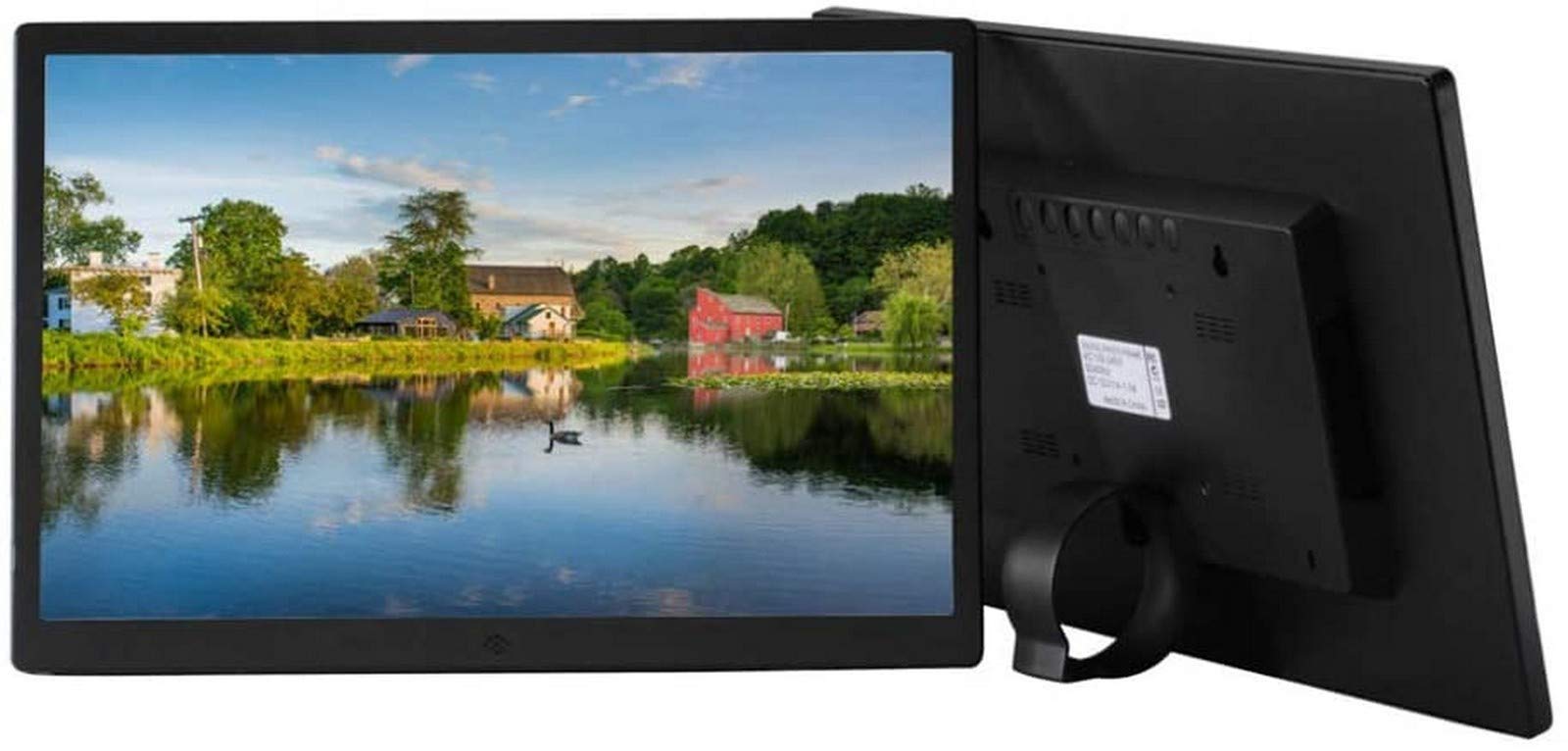 MYUYEE 15.4-Inch Digital Photo Frame, 1280X800 Full Hd Ips Screen, Hdmi Input, 1080P Video Playback, Black. (Black-15 Inch)
