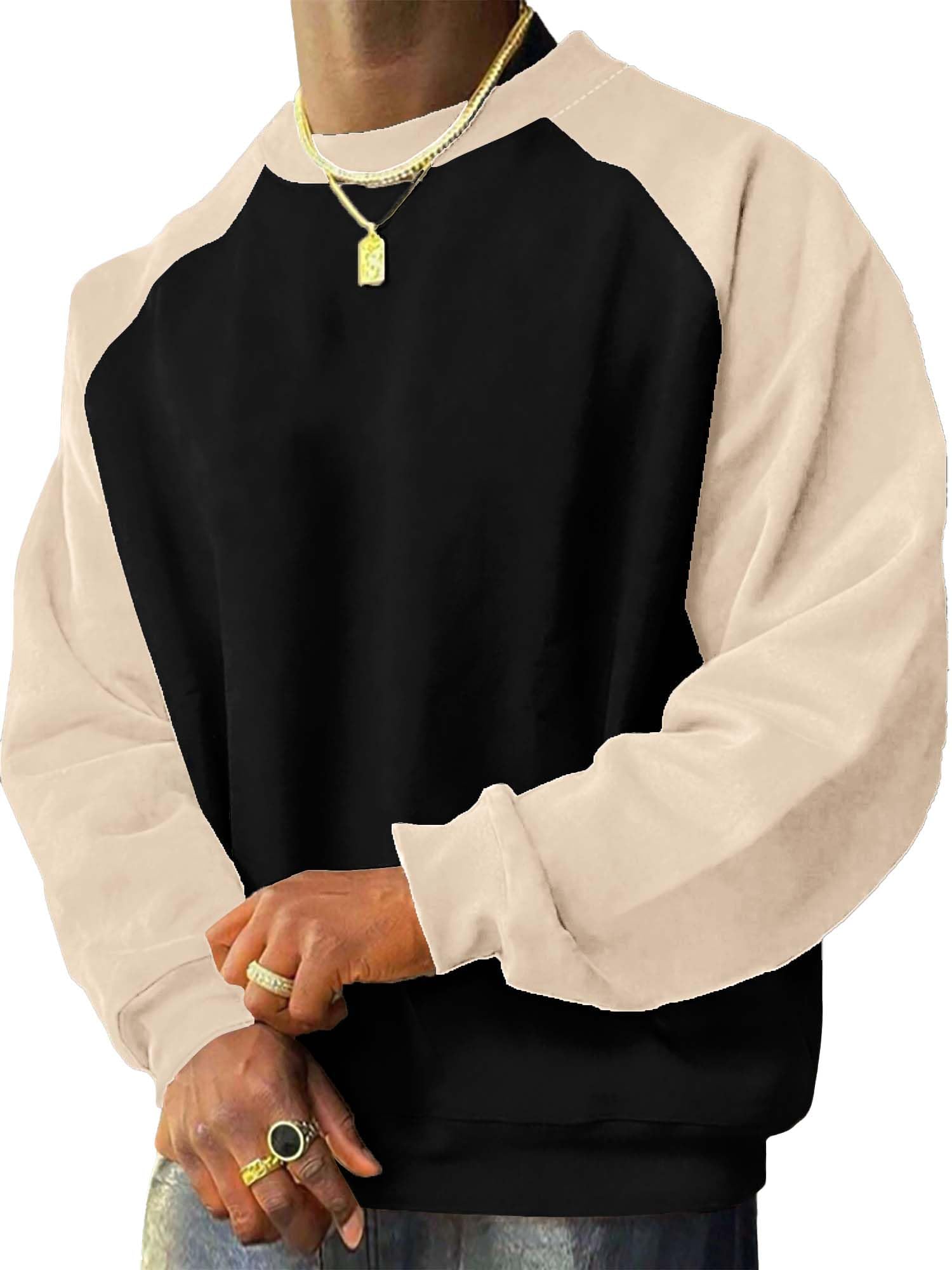 || Mens || Colorblock || Round Neck || Raglan Full Sleeve || LoopKnit || Sweatshirt