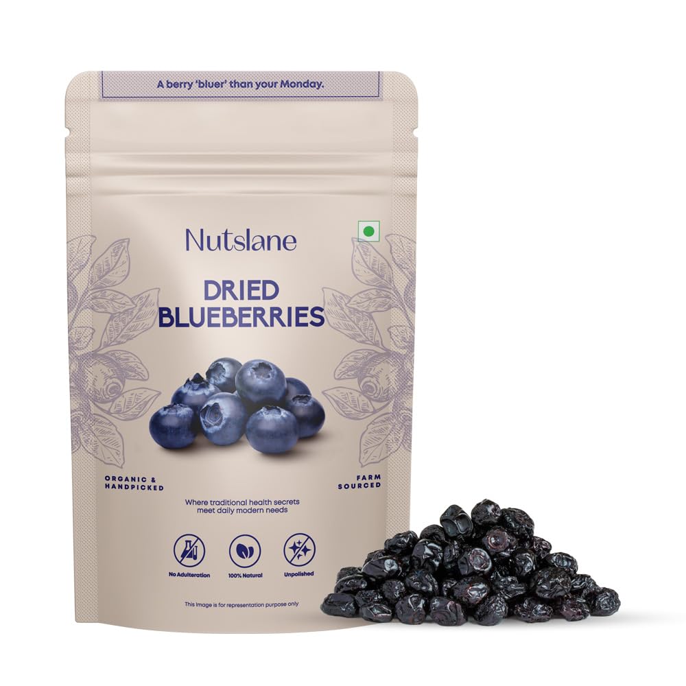 Nutslane Premium Dried Blueberry Sliced 150g | Sourced from California | Immune Support | Antioxidant-Rich | Nutritious Snack | Sweet and Tangy Berries | High in Calcium | Promotes Healthy Skin and Overall Wellness | (B0DCVHDXMT) Amazon Price History, Amazon Price Tracker