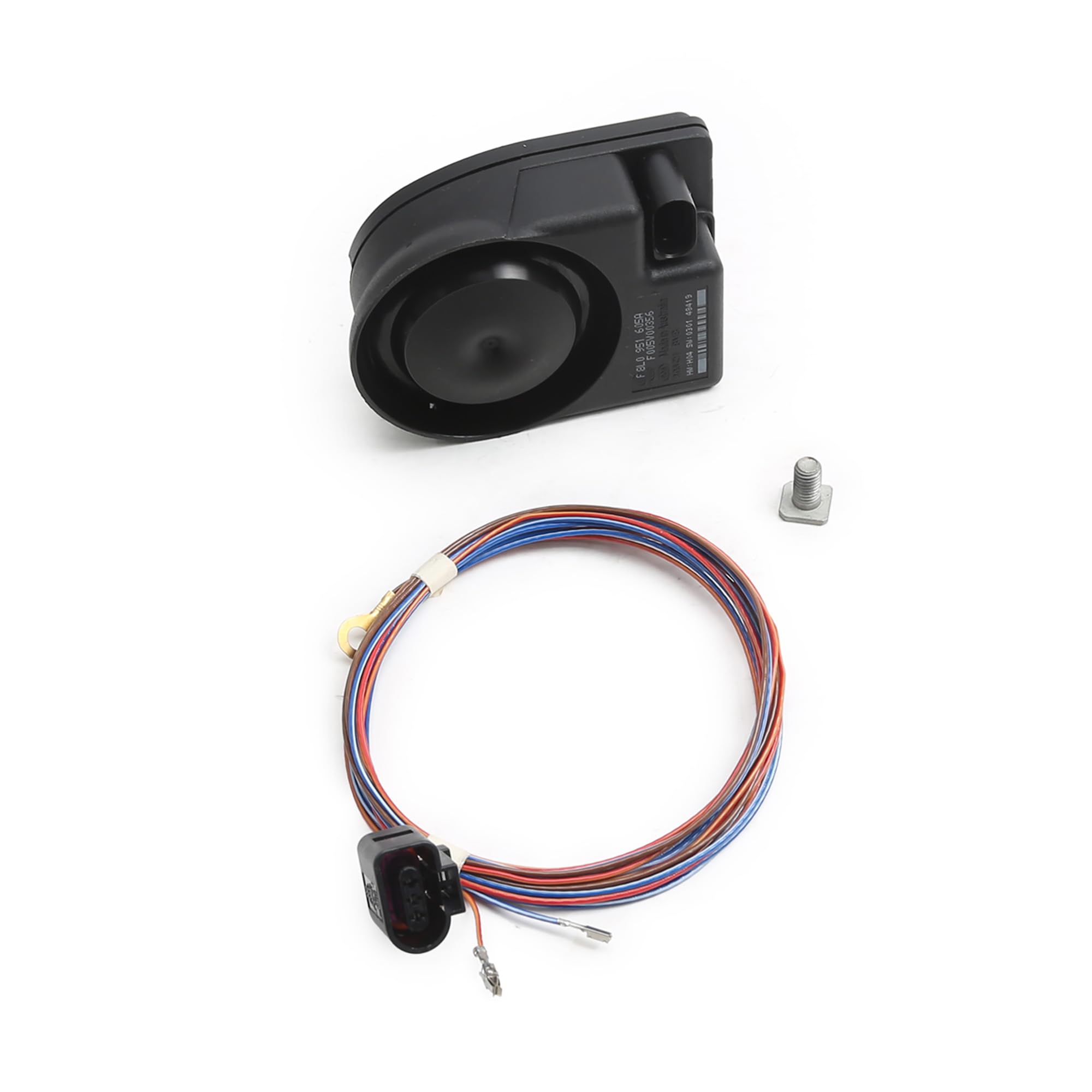 Yiklwwy 8L0951605 8L0951605A Car Alarm Siren & Horn Plug Set 8K0973703 Replacement for Audi A4 S4 Avant A8 S8 Quattro RS4 Seat Exeo