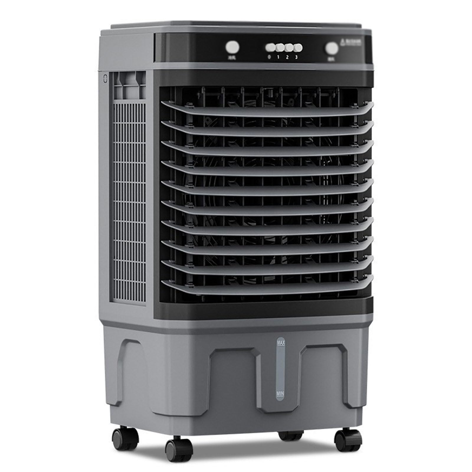 WJIANBIN Portable Evaporative Air Cooler Air Cooling Fan Indoor Outdoor Remote & 12H Timer 120° Oscillation 3 Speeds 4 Ice Packs for Bedroom, Home, Office(40L)